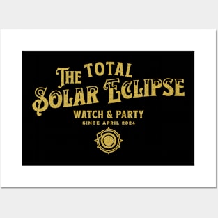 Total Solar Eclipse Party Posters and Art